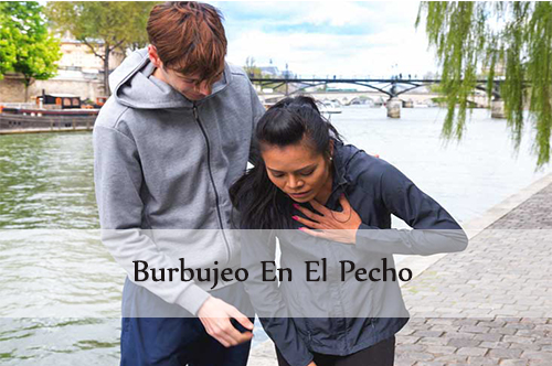 burbujeo en el pecho
